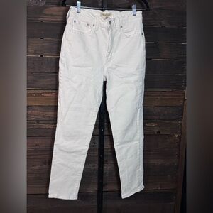 Madewell Women’s Perfect Vintage White Slim Fit Jeans